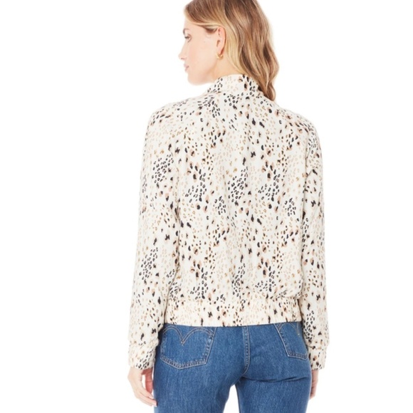 saltwater LUXE Marina Bomber Jacket {Animal} - Size M - Picture 2 of 10